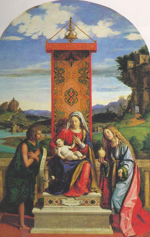 CIMA da Conegliano The Madonna and Child with St John the Baptist and Mary Magdalen dfg France oil painting art